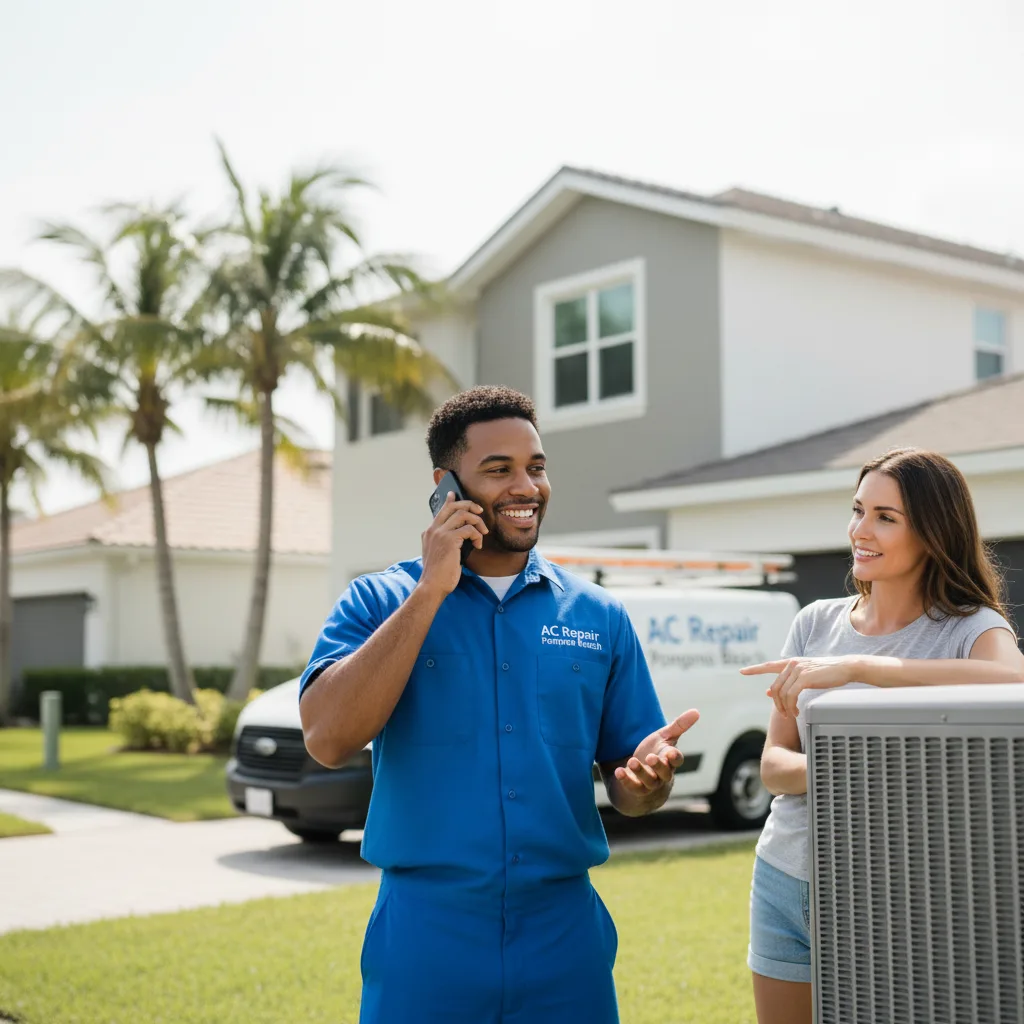 AC Repair Pompano Beach customer support in Krum